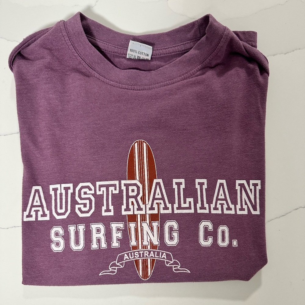 Purple Australian Surfing Co. T-Shirt